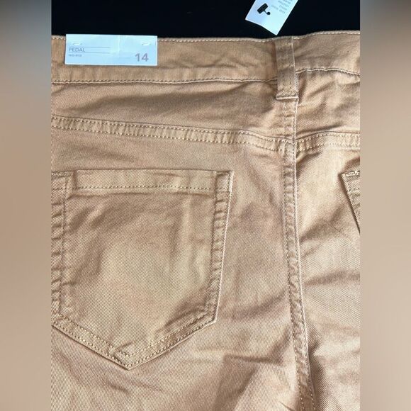 Lane Bryant High Rise Orangey Brown Pedal Pants Size 14 NWT - Picture 6 of 9